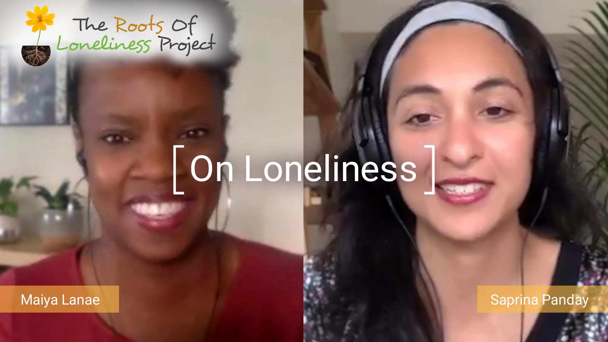 Screenshot Of A Video Interview With Maiya Lanae And Saprina Panday For Women's Health Interactive Discussing The Topic Of Loneliness